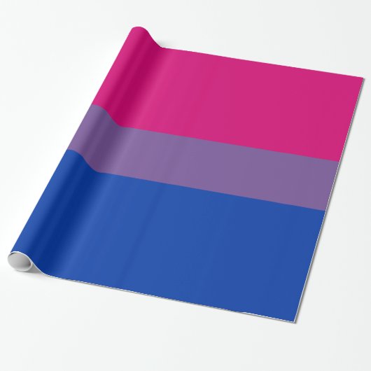 Biseksuele Pride-vlag Cadeaupapier (Uitgerold)