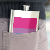 Biseksuele Pride-vlag Flacon (Voorbeeld)