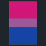 Biseksuele Pride Vlag Flyer<br><div class="desc">Biseksuele Pride vlag. Geweldige cadeaus voor biseksuelen en LGBT-cadeau-ideeën.</div>