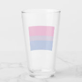Biseksuele Pride Vlag Glas (Achterkant)