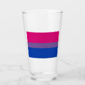 Biseksuele Pride Vlag Glas (Voorkant)