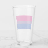 Biseksuele Pride Vlag Glas (Achterkant)
