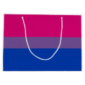 Biseksuele Pride-vlag Groot Cadeauzakje (Achterkant)