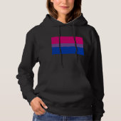 Biseksuele Pride-vlag Hoodie (Voorkant)