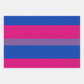 Biseksuele Pride Vlag Inpakpapier Vel (Voorkant)