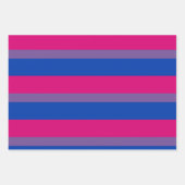 Biseksuele Pride Vlag Inpakpapier Vel (Voorkant 3)