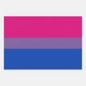 Biseksuele Pride-vlag Inpakpapier Vel (Voorkant 2)
