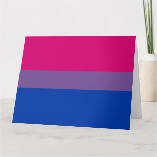 Biseksuele Pride Vlag Kaart