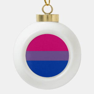 Biseksuele Pride-vlag Keramische Bal Ornament