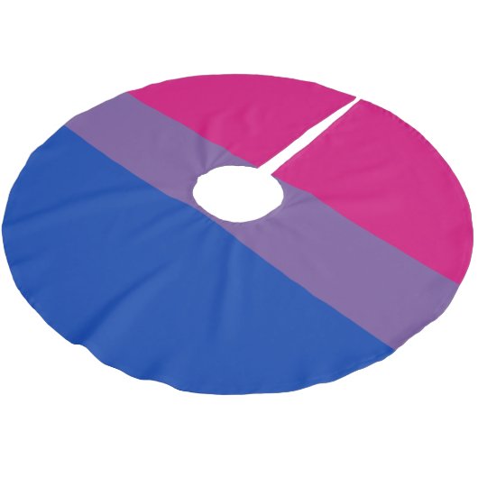 Biseksuele Pride-vlag Kerstboom Rok (Gekanteld)