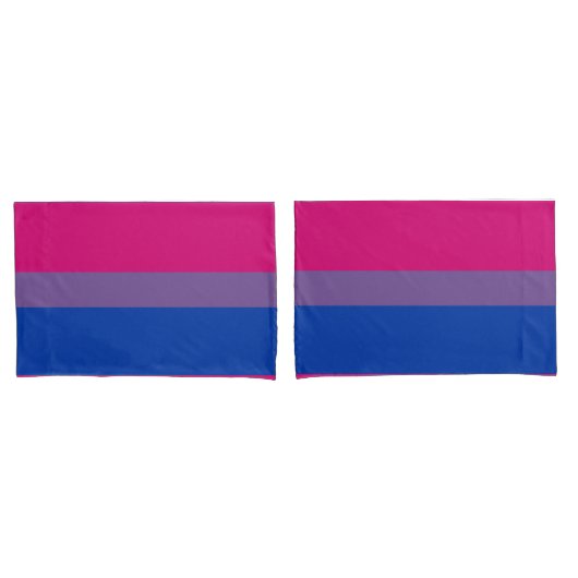 Biseksuele Pride Vlag Kussensloop (Voorkant-Set)