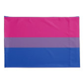 Biseksuele Pride Vlag Kussensloop (Achterkant-Rechts)