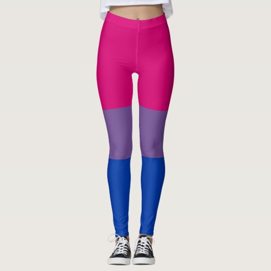 Biseksuele Pride Vlag Leggings (Voorkant)