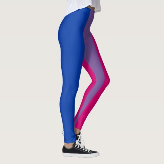 Biseksuele Pride-vlag Leggings (Rechts)