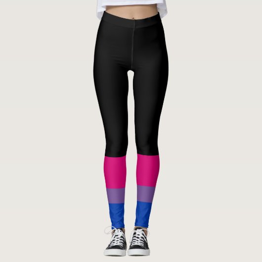 Biseksuele Pride-vlag Leggings (Voorkant)