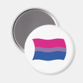Biseksuele Pride Vlag Magneet (Voorkant / Achterkant)