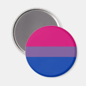 Biseksuele Pride-vlag Magneet (Voorkant / Achterkant)