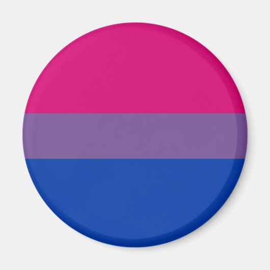 Biseksuele Pride-vlag Magneet (Voorkant)