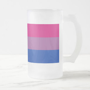 Biseksuele Pride-vlag Matglas Bierpul