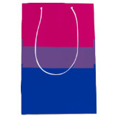 Biseksuele Pride Vlag Medium Cadeauzakje (Voorkant)