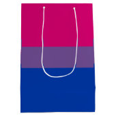 Biseksuele Pride Vlag Medium Cadeauzakje (Achterkant)