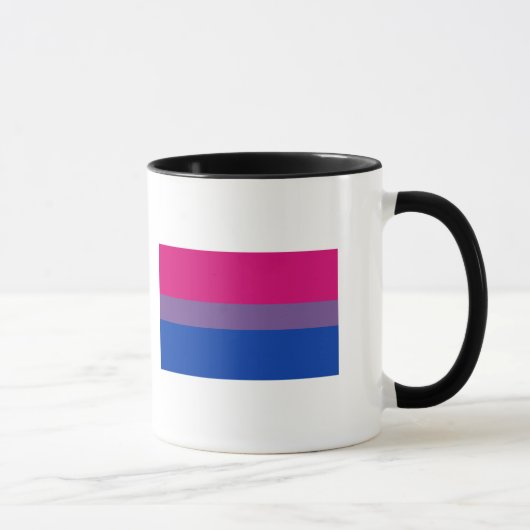 Biseksuele Pride Vlag Mok (Rechts)