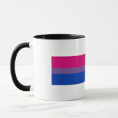 Biseksuele Pride Vlag Mok (Links)