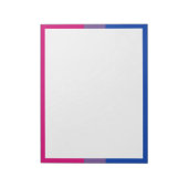 Biseksuele Pride Vlag Notitieblok (Linkerzijde)