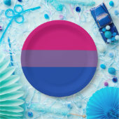 Biseksuele Pride-vlag Papieren Bordje (Feest)