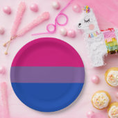 Biseksuele Pride-vlag Papieren Bordje (Feest)