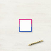 Biseksuele Pride Vlag Post-it® Notes (Op bureau)