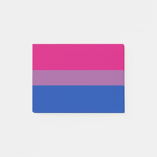 Biseksuele Pride-vlag Post-it® Notes (Voorkant)