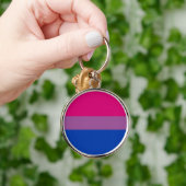 Biseksuele Pride-vlag Sleutelhanger (Hand)