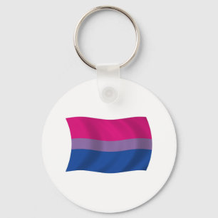 Biseksuele Pride Vlag Sleutelhanger