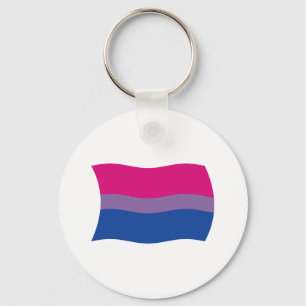 Biseksuele Pride Vlag Sleutelhanger