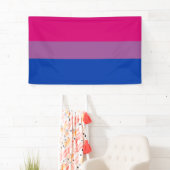 Biseksuele Pride-vlag Spandoek (Insitu)