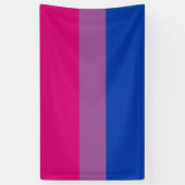 Biseksuele Pride-vlag Spandoek (Verticaal)