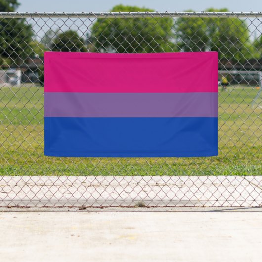 Biseksuele Pride-vlag Spandoek (Insitu)