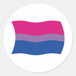 Biseksuele Pride Vlag Sticker