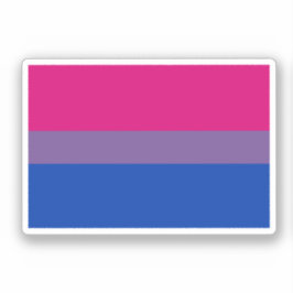 Biseksuele Pride-vlag Sticker
