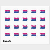 Biseksuele Pride Vlag Sticker (Vel)