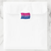 Biseksuele Pride Vlag Sticker (Tas)