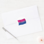 Biseksuele Pride Vlag Sticker (Envelop)