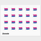 Biseksuele Pride Vlag Sticker (Vel)