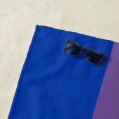 Biseksuele Pride-vlag Strandlaken (In situ)