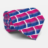 Biseksuele Pride Vlag Stropdas (Opgerold)