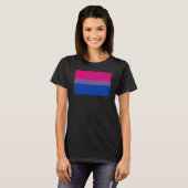 Biseksuele Pride Vlag T-shirt (Voorkant volledig)