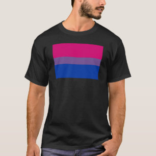 Biseksuele Pride Vlag T-shirt