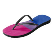 Biseksuele Pride-vlag Teenslippers (Schuin)