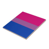 Biseksuele Pride-vlag Tegeltje (Zijkant)
